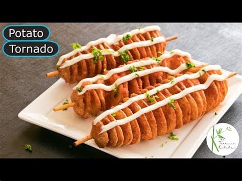 Potato Tornado Recipe without Machine | Street Style Potato Twister ...