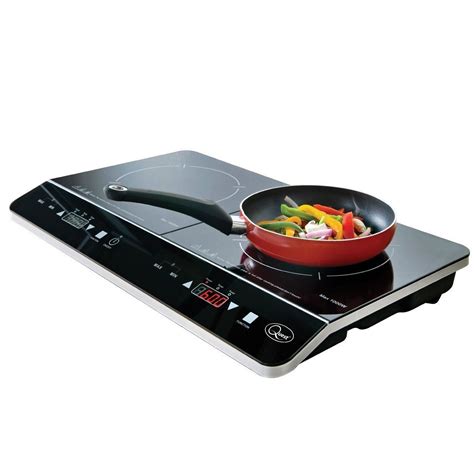 Digital 2800W Twin Double Induction Hob Electric Cooking Hob in Black ...