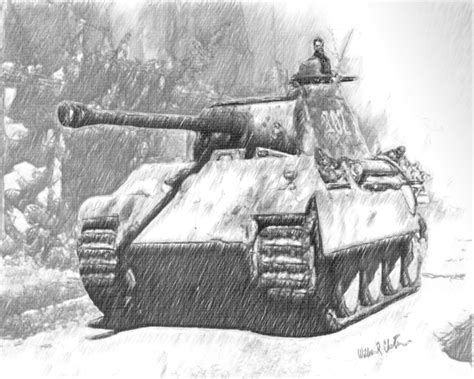 Panther Tank Sketch by So-What-85 on DeviantArt