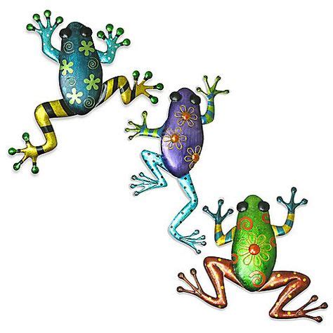 Take a leap. This colorful, whimsical frog looks great on a fence, in a ...