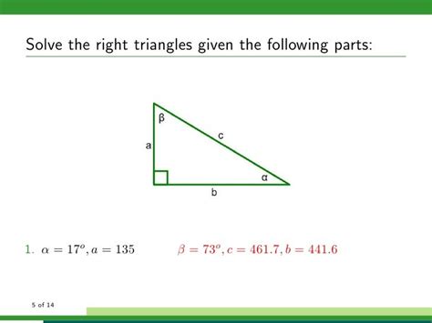 Right triangle problems