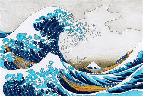 The Great Wave of Kanagawa (1829–1833) by Katsushika Hokusai: adult ...