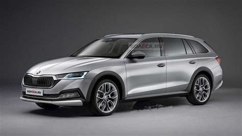 2021 Skoda Octavia Scout Rendering Previews The All-Rounder