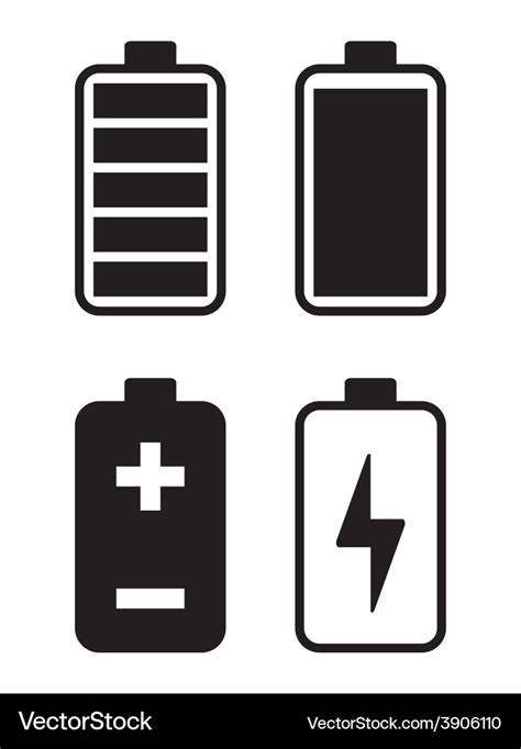 Battery icon Royalty Free Vector Image - VectorStock