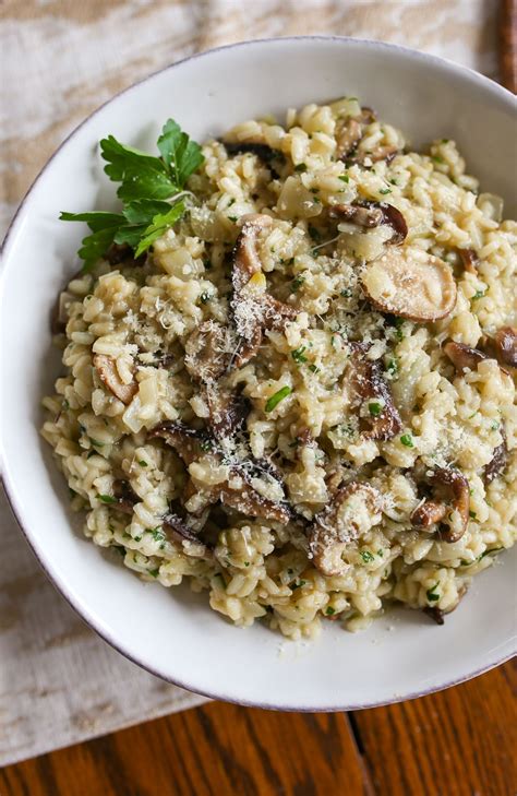 Mushroom Risotto Recipe with Truffle Zest | Receita