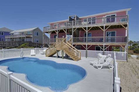 A Mission Accomplished East - 4 BR Oceanfront View Duplex Emerald Isle ...