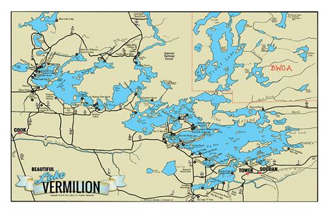 Lake Vermilion Map Printable - Printable Word Searches