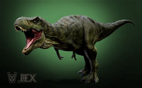 Buck Tyrannosaurus rex Jurassic park by Wolfhooligans on DeviantArt