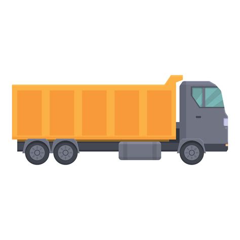 Lorry truck icon cartoon vector. Dumper truck 21467590 Vector Art at ...