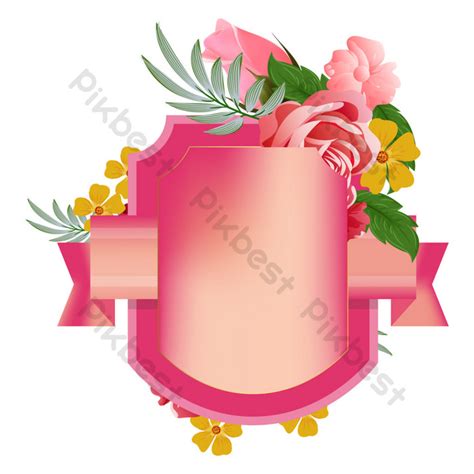 Pink Flower Invitation Border PNG Images | AI Free Download - Pikbest