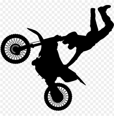 Freestyle Motocross Silhouette 4 Decal Sticker - Dirt Bike Silhouette ...