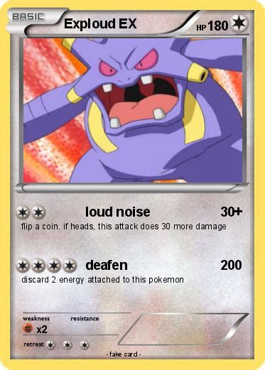 Pokémon Exploud EX 1 1 - loud noise - My Pokemon Card