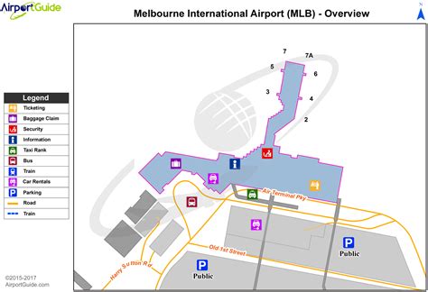 Melbourne Fl Airport Map | Draw A Topographic Map