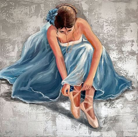 Ballerina Oil Painting - Dancer Original Art