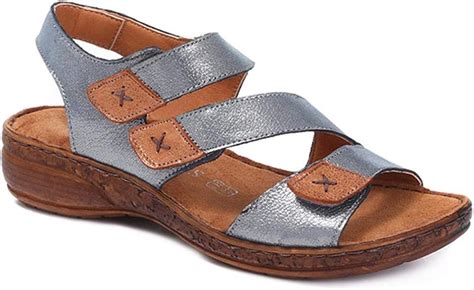 Pavers Womens Touch Fastening Flat Lightweight Sandals Shoes: Amazon.co ...