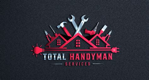 Handyman Services Logo Design Tools Man Logo Roofing Logo Construction ...