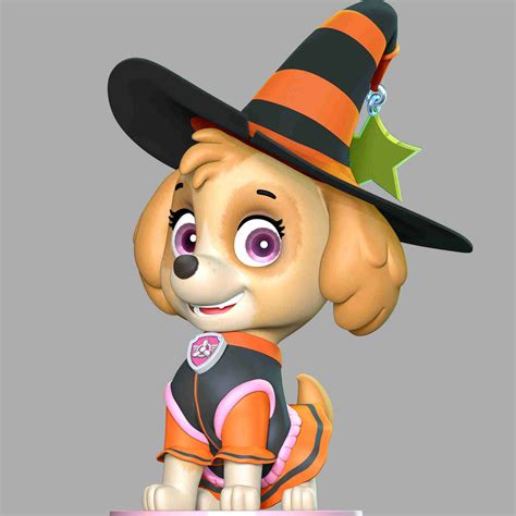 Skye Halloween - Paw Patrol | 3D models download | Creality Cloud