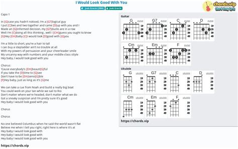 Chord: I Would Look Good With You - tab, song lyric, sheet, guitar ...