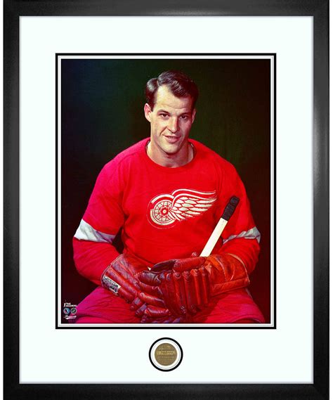 GORDIE HOWE DETROIT RED WINGS ICONS COLLECTION - 18X22 – Pro Hockey Life