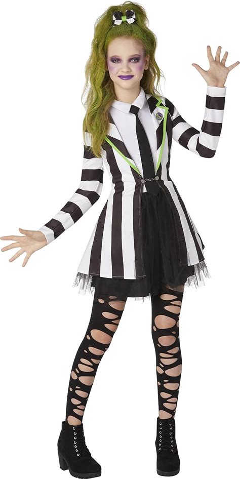 Spirit Halloween Beetlejuice Kids Beetlejuice Dress Costume ...