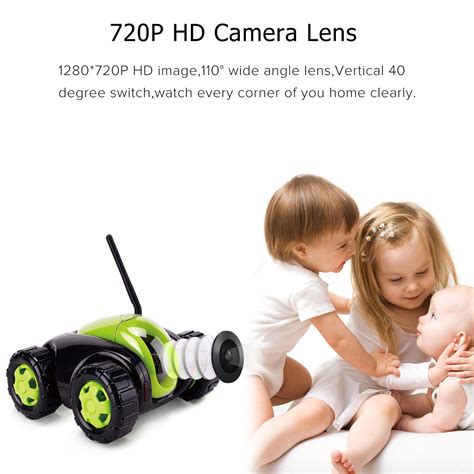 720P Wireless Vehicle Remote Control Camera tank Is Built With A ...