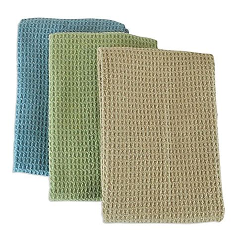 Microfiber Multi-Purpose Kitchen Towels (Set of 3) in Assorted Colors ...