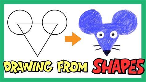 Draw Using Shapes For Kids