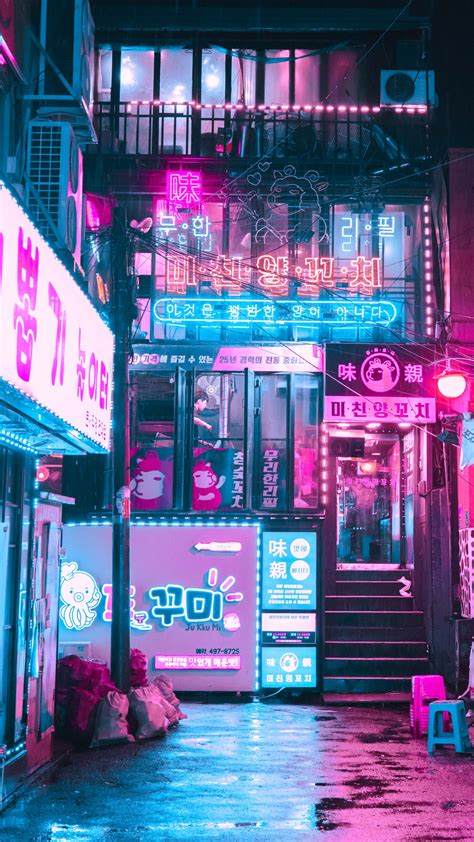 Cyberpunk Aesthetic Japan Iphone Wallpaper - Draw-cyber