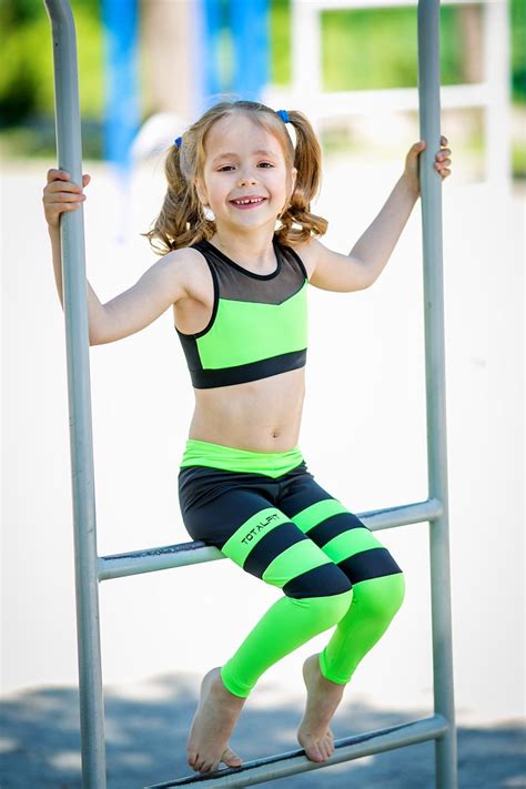 Kids Dancewear Kids Activewear Set Top and Leggings Black - Etsy