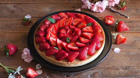 Tarte aux fraises (vegan et simple) - L'Herboriste, cuisine végétale