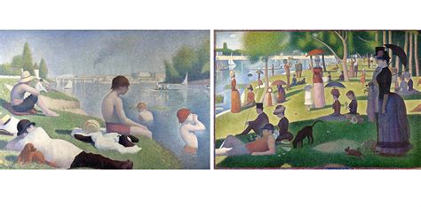 ART OF INNOVATION Georges Seurat: The Bathers at Asnieres and A Sunday ...