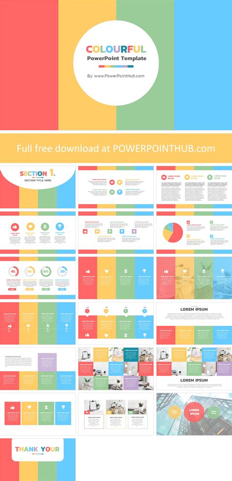 Colorful PowerPoint Template - Powerpoint Hub