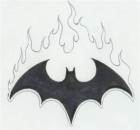 Batman Symbol Drawing Step By Step at PaintingValley.com | Explore ...