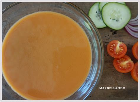 Gazpacho Andaluz Recipe | Marbellando