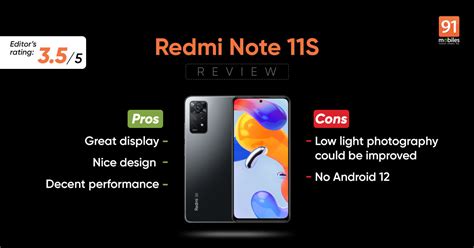 Xiaomi Redmi Note 11S Review - Pros and cons, Verdict | 91Mobiles