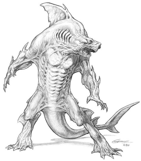 Human-Shark Hybrid (Kerry Gammill) by Hyb1rd-1982 on DeviantArt