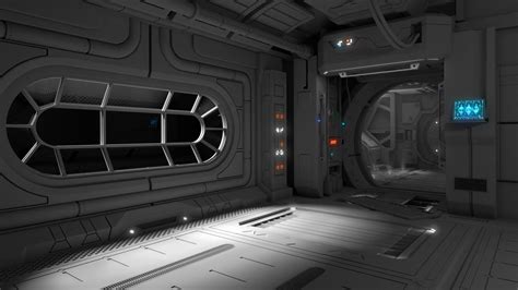 Spaceship Interior Wallpaper