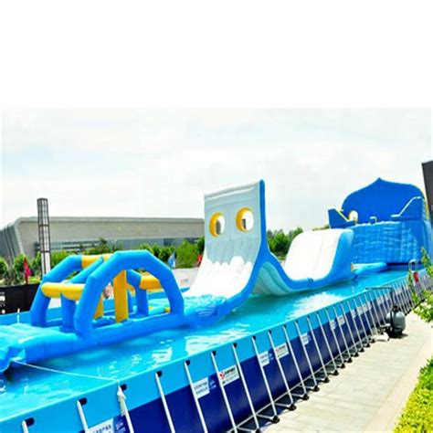 Inflatable trampoline water park combo trampoline inflatable water ...