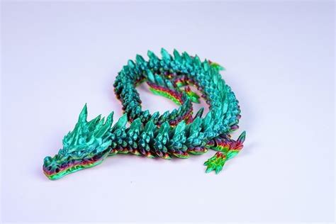 ARTICULATED FROST DRAGON WIGGLE PET ARTICULATED DRAGON 3D model 3D ...