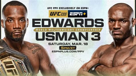 How to Watch UFC 286: Edwards vs. Usman 3 Live Online Without Cable ...