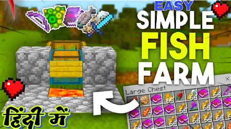 EASIEST 1.19 AUTOMATIC FISH FARM TUTORIAL in Minecraft Bedrock (MCPE ...