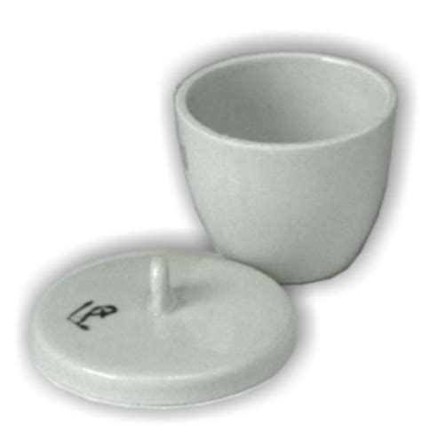 Crucible & Lid, 15 ml | High Form Porcelain | HST