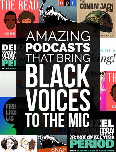 13 Awesome Podcasts Bringing Black Voices To The Mic