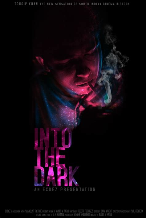 Into the dark movie poster on Behance