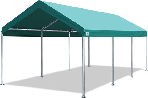 ADVANCE OUTDOOR 10 x 20 FT Heavy Duty Carport Car Canopy Garage Shelter ...