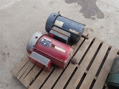 10 HP Electric Motors Single Phase BigIron Auctions