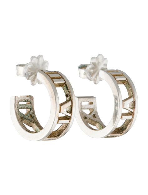 Tiffany & Co. Atlas Hoop Earrings - Sterling Silver Hoop, Earrings ...