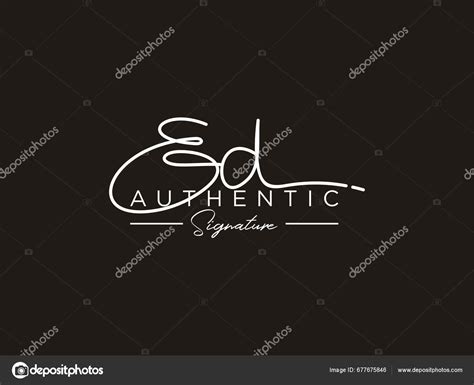 Signature Logo Template Vector Stock Vector by ©Microtext 677675846