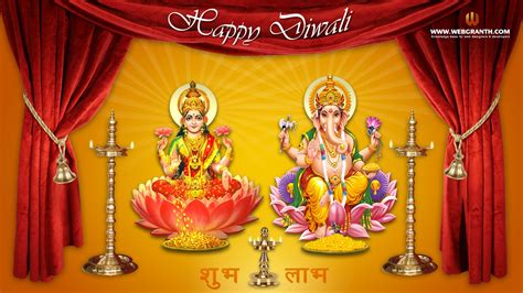 Diwali Laxmi And Ganesh - 1600x900 Wallpaper - teahub.io