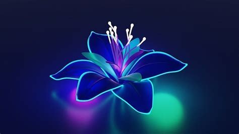 Avatar Glowing Flower 3D model | CGTrader